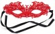 Кружевная красная маска "Верона" Eroticon