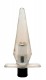 Дымчатая анальная пробка Slimline Butt Plug с вибрацией - 12 см.