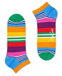 Низкие полосатые носки унисекс Multi Stripe Low Sock Happy socks