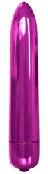 Розовая гладкая вибропуля Rocket Bullet - 8,9 см.