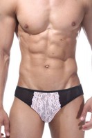 Черно-розовые трусы-слипы La Blinque