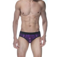 Сексуальные фиолетовые блестящие трусы-джоки Don Moris