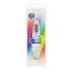 Прозрачный вибромассажёр Aurora Light Up - 18,4 см.