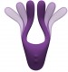Фиолетовый вибростимулятор Bendable Multi Erogenous Zone Massager with Remote