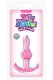 Розовая анальная пробка Jelly Rancher T-Plug Wave - 9,7 см.