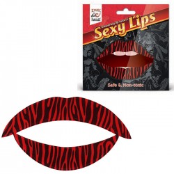Lip Tattoo Тигровый красный Erotic Fantasy