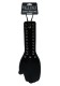 Чёрная шлёпалка в форме ладошки Spank Me Paddle - 28,5 см.