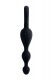Черная анальная цепочка Aquilae - 18 см.