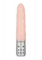 Вибратор телесного цвета Sixth Sense Cyber Vibe Flushy - 24,5 см.