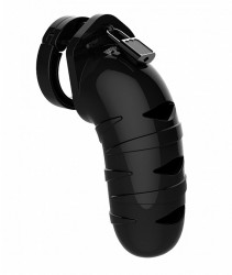 Чёрный мужской пояс верности Model 05 Chastity 5.5 Cock Cage