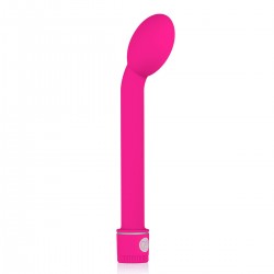 Розовый вибратор для точки G Easytoys G-Spot Vibrator - 21 см.