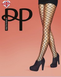 Колготки в крупную сетку Premium Fashion Pretty Polly