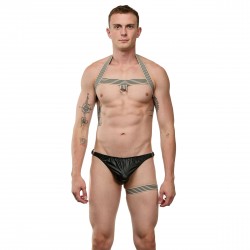 Мужской черно-бежевый костюм «Танцор» La Blinque