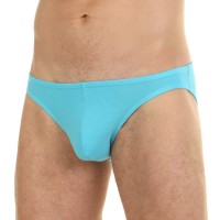 Бирюзовые мужские трусы-слипы с низкой посадкой DonDon Бирюзовые мужские трусы-слипы с низкой посадкой DonDon