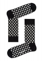 Черные носки Plus Sock с белыми плюсами Happy socks