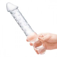 Прозрачный двухсторонний стимулятор 12 Double Ended Dildo - 28 см.