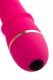 Ярко-розовый вибратор Toyfa March - 16,6 см.