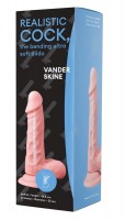 Телесный фаллоимитатор Vander Realistic Cock Bending Ultra Soft Dildo 6.5 - 14,5 см.