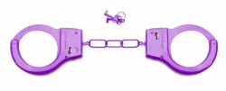 Фиолетовые металлические наручники Shots Toys Purple