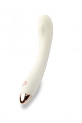 Белый вибратор Uno для G-стимуляции - 22 см.