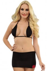 Сексуальный комплект: микро-лиф и облегающая юбка La Blinque