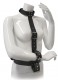 Чёрный комплект для фиксация рук Restraint Body Harness With Collar