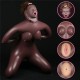 Темнокожая секс-кукла с реалистичными вставками Cowgirl Style Love Doll
