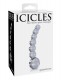 Прозрачный стеклянный стимулятор Icicles №66 - 12 см.