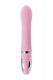 Нежно-розовый вибратор с клиторальным стимулятором Jos Joly Limited Edition - 19,6 см.