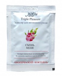 Эликсир для интимного ухода Triple Pleasure Тропический коктейль - 3 мл.