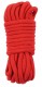 Красная верёвка для любовных игр - 10 м.