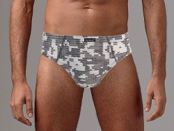 Мужские трусы-слипы с камуфляжным принтом Gentlemen