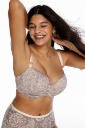 Бюстгальтер Vulcano с чашками на тонком поролоне Alles