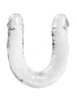 Прозрачный двусторонний фаллоимитатор Eternity - 29,5 см. Прозрачный двусторонний фаллоимитатор Eternity - 29,5 см.