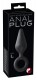Чёрная анальная пробка Soft Touch Plug L - 15,5 см.