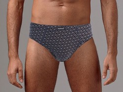 Мужские трусы-слипы с геометрическим рисунком Gentlemen