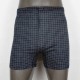 Мужские хлопковые трусы-боксеры в клетку plus size с гульфиком Gentlemen