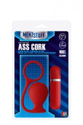 Красная вибровтулка Menzstuff Ass Cork Wide - 7,5 см. Красная вибровтулка Menzstuff Ass Cork Wide - 7,5 см.