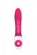 Розовый вибратор с клиторальным зайчиком The Classic Rabbit - 22 см.