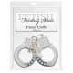 Металлические наручники Fancy Cuffs с прозрачными кристаллами