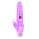 Фиолетовый вибратор Glitters Dual Teaser - 23 см.