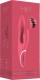 Розовый вибратор Hiky Rabbit с клиторальным отростком с функцией всасывания - 23 см.