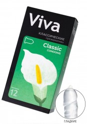 Классические презервативы Viva Classic - 12 шт. Классические презервативы Viva Classic - 12 шт.