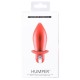 Красный конусообразный анальный вибратор Humper 3.5INCH Vibrator - 8 см.