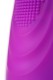 Фиолетовый клиторальный стимулятор с ресничками Jos Alicia - 15,5 см.