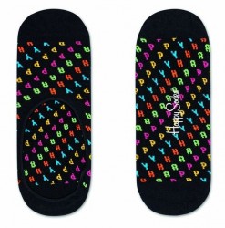 Носки-следки унисекс Happy Liner Sock с цветными надписями Happy socks