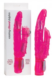 Вибромассажер с вращающимся стимулятором клитора