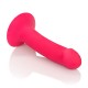 Розовый перезаряжаемый фаллоимитатор Luxe Touch-Sensitive Vibrator - 17,5 см.