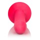 Розовый перезаряжаемый фаллоимитатор Luxe Touch-Sensitive Vibrator - 17,5 см.