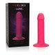Розовый перезаряжаемый фаллоимитатор Luxe Touch-Sensitive Vibrator - 17,5 см.